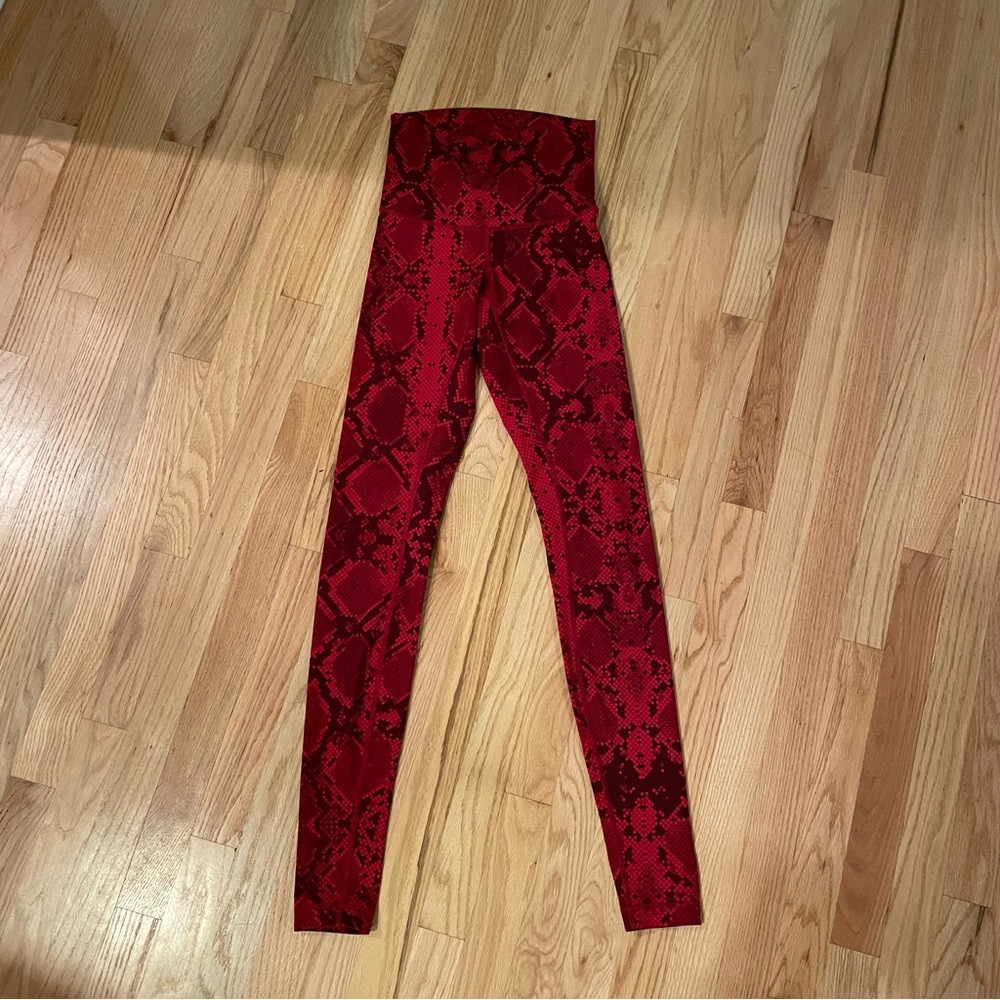 Lululemon electric red leggings
